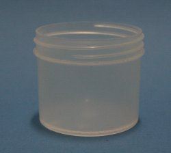 75ml Natural Polypropylene Regular Walled Simplicity Jar 58mm Screw Neck